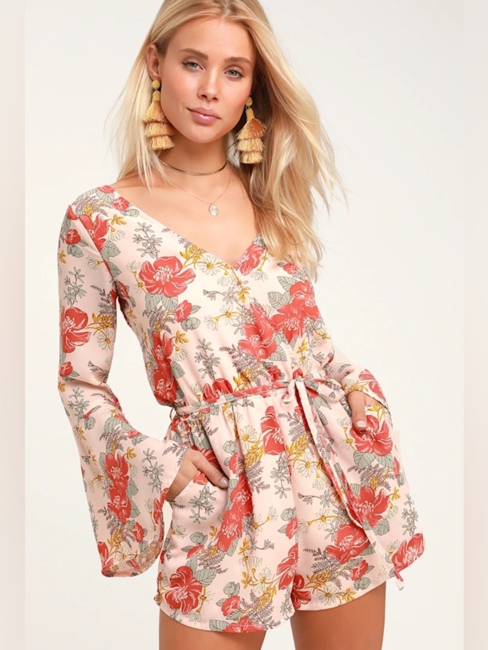 Pretty & Feminine Lulu's Blush Pink Women's Top